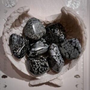 Obsidienne mouchetée (roulée)