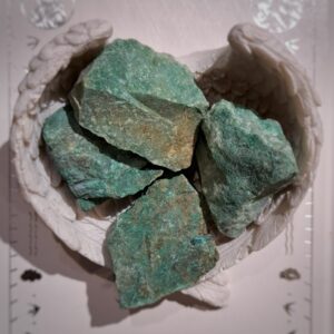 Chrysocolle (brute) - environ 4x4cm
