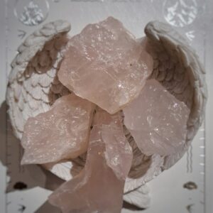 Quartz rose (brut) - environ 4x4cm