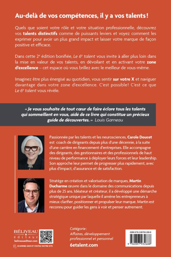 Livre Le 6e talent.