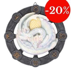 Plaque Anne Stokes : Dragons des Sabbats (Ostara) - 27cm