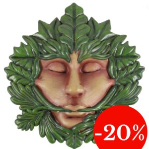 Plaque murale : Déesse verte - 20cm