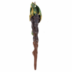 Baguette magique en résine : Dragon - 24cm