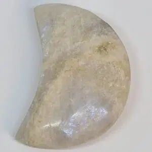 Croissant lune Pierre de Lune beige - 60mm - 67gr