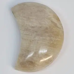 Croissant lune Pierre de Lune beige - 70mm - 100gr