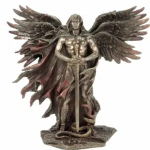 Archange Métatron & épée "bronze" - 26cm