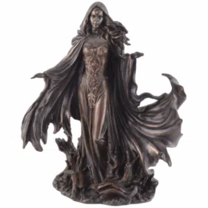 Statue en résine-bronze de Morgane "la fée".