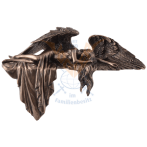 Ange gardien allongé - 14cm