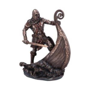 Viking Halvor debout sur demi bateau - 24cm