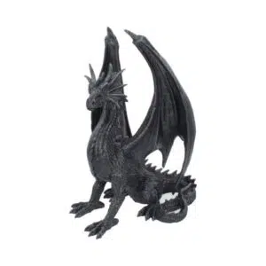 Grand dragon noir "Black Wings" - 37cm