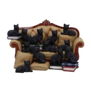 Petit chat noir (à l'unité, sans support) - 2-3cm