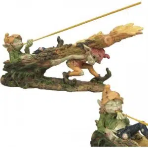 Porte encens bâtons : Lutins fumeur