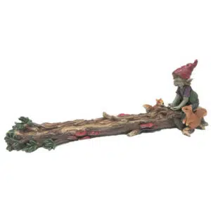 Porte encens bâtons : Lutin & écureuils