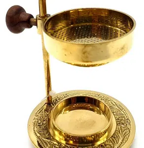 Brûleur chauffe-plat pour résine (bronze) - 11 cm