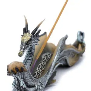 Porte encens dragon miroitant