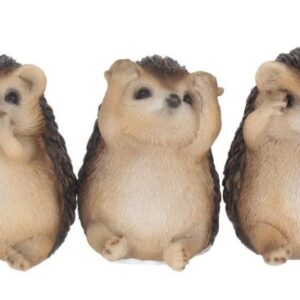 Hérissons x 3 sagesses - 8,5cm
