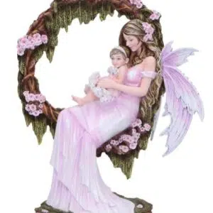 Affection d'une fée-mère à son enfant - 35cm