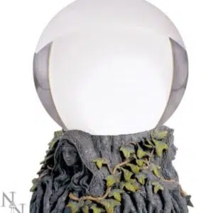 Boule de cristal sur support - 19cm