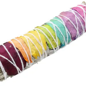 Bâton sauge blanche & 7 Chakras - 15cm (40-60g)
