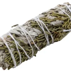 Bâton sauge blanche & genévrier - 10cm