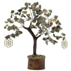 Arbre du bonheur : Labradorites & Graines de vie