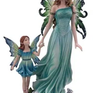 Fée mère et son enfant - 39cm