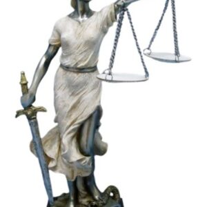 Thémis/La Justice à robe ivoire - 24,5cm