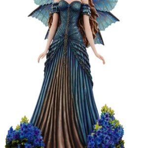 Grande fée en robe bleue - 42cm