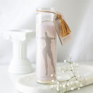 Neuvaine en verre : Athena avec cristal de roche
