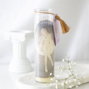 Neuvaine en verre : Selene avec améthyste