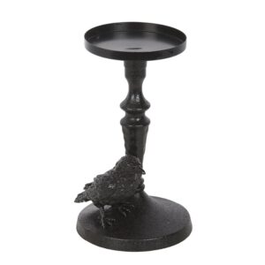 Porte bougie noir & corbeau