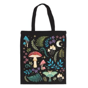 Sac tote-bag : thème forêt (polycoton)