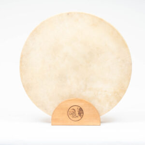 Tambour Chamanique, peau de bison, bois d'érable - Naturellement moi
