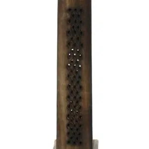 Porte encens vertical bâtons et cônes : Tour (bois de manguier) - Omsaé