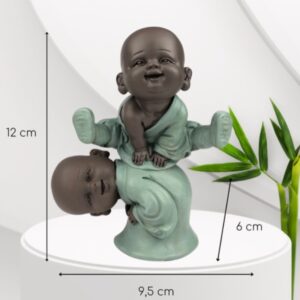 2 bonzes qui sautent - 12cm