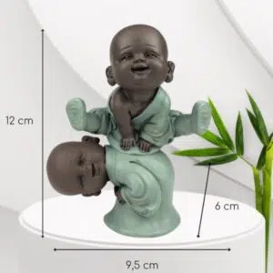 2 bonzes qui sautent - 12cm