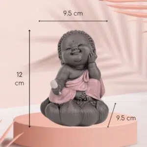 Statue Bouddha pensif - 12cm