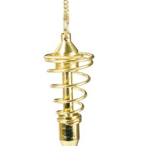 Pendule doré"Spirale" (grand modèle)