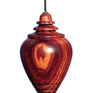 Pendule "Botero" en bois - 5,7cm