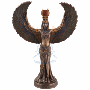 Déesse égyptienne Isis, debout bras tendu - 34cm