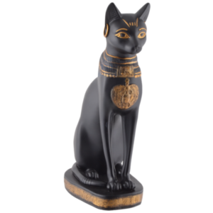 Statue Bastet, déesse-chatte égyptienne.