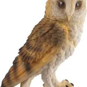 Chouette effraie debout - 20cm