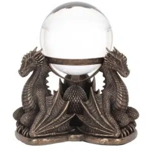 Support pour boule de cristal : Dragons bronze
