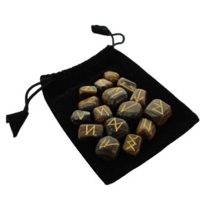 Runes artisanales : Oeil de tigre (qualité extra)