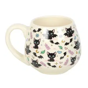 Mug rond : Chats & Chauve-souris