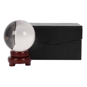 Coffret : Boule de cristal (13 cm) et son support