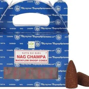 Encens en cônes 'backflow' : Nag Champa - Satya