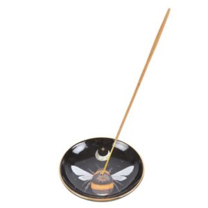 Coupelle porte encens bâtons : Abeille