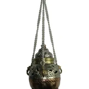 Encensoir d'église à chaînes (cuivre)