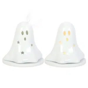 Photophore / Porte encens : Fantôme (céramique)